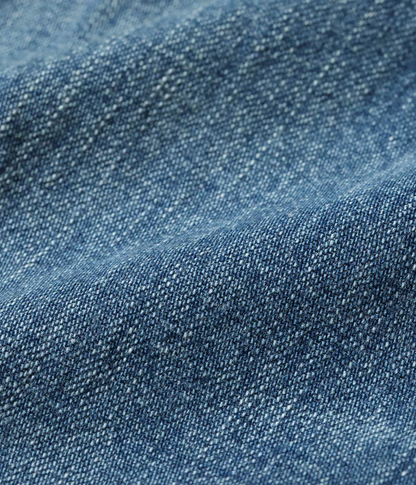 SUGAR CANE 11oz. BLUE DENIM WORK COAT AGED MODEL