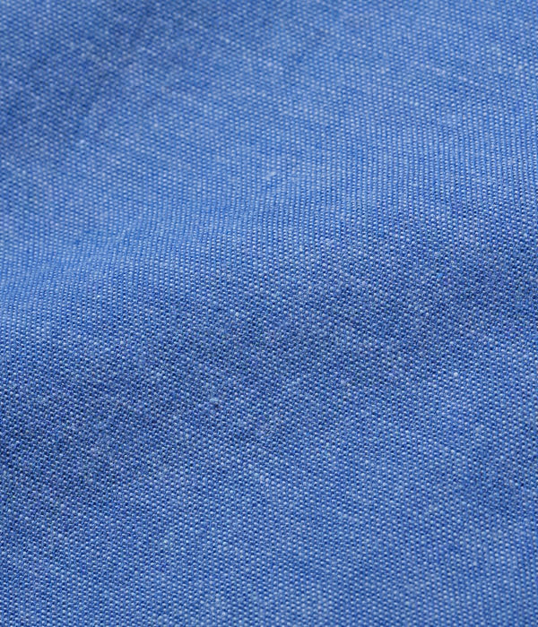 SUGAR CANE VAT DYE CHAMBRAY WORK SHIRT - INDIGO