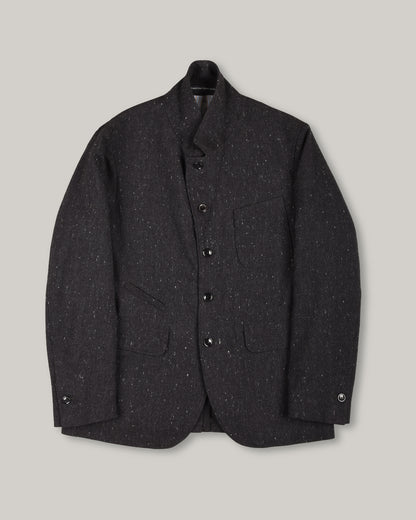 1ST PAT-RN HORLOGER JACKET - GRAIN DONEGAL - ANTHRACITE/ BLUE