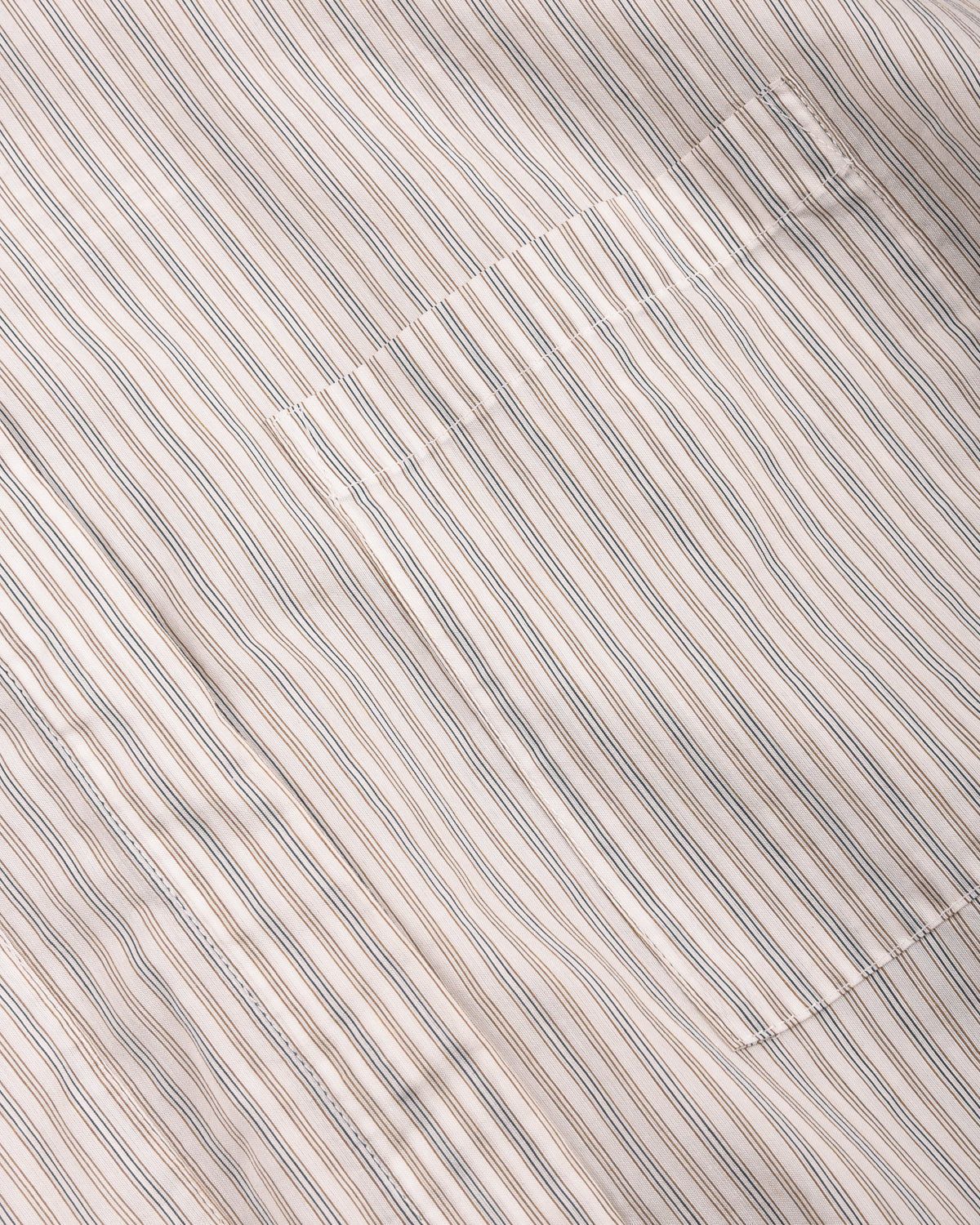 1ST PAT-RN WOMEN'S MODULA SHIRT - INTERPLAY STRIPES - BLEACHED BRONZE