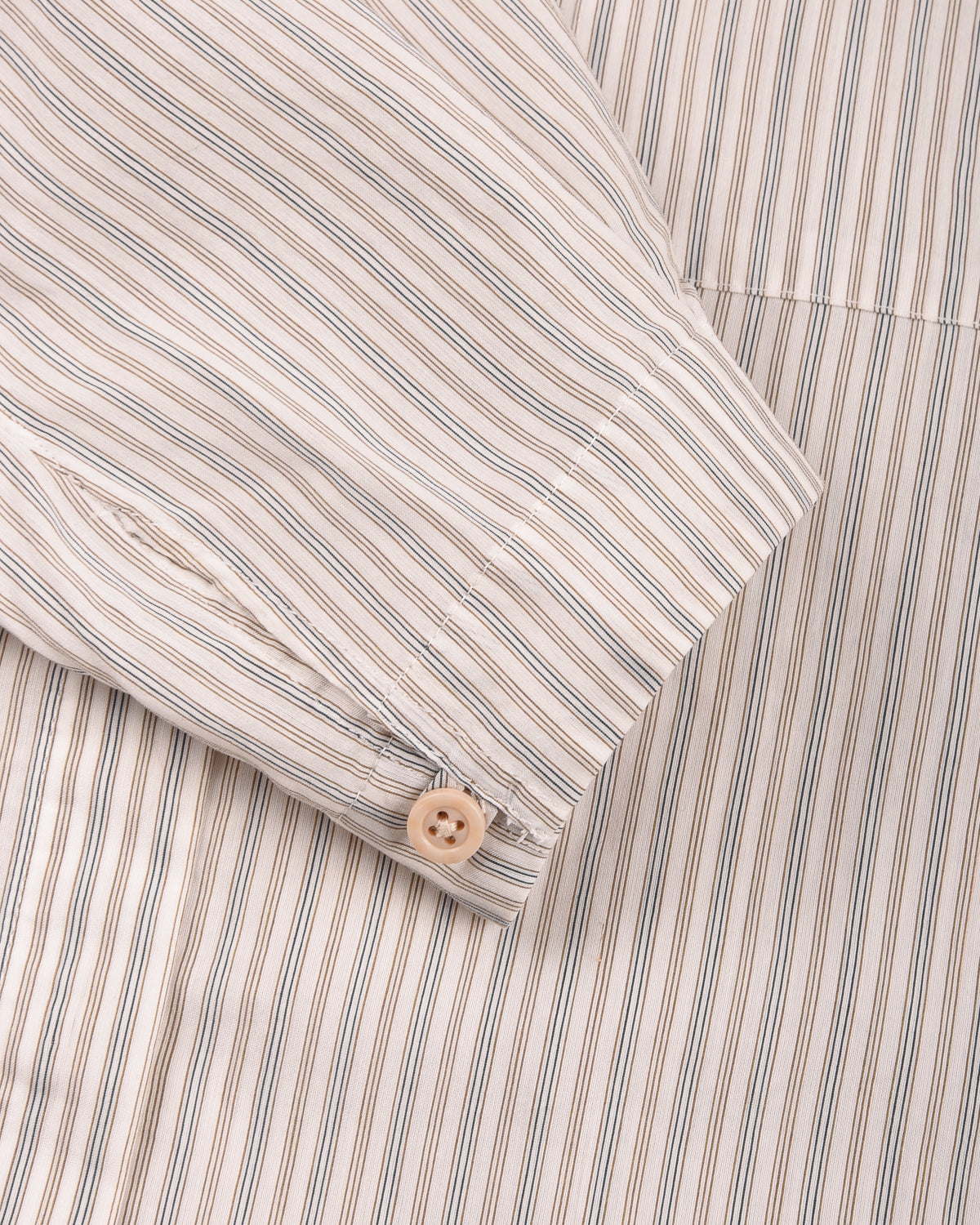 1ST PAT-RN WOMEN'S MODULA SHIRT - INTERPLAY STRIPES - BLEACHED BRONZE