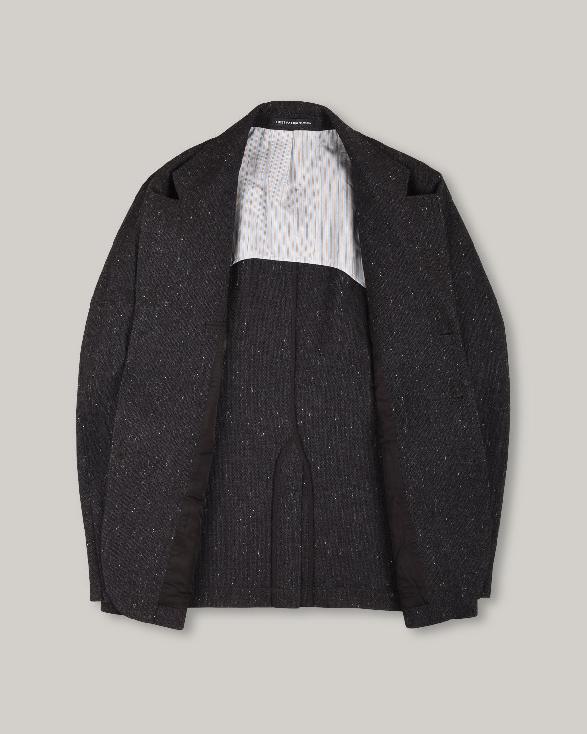 1ST PAT-RN HORLOGER JACKET - GRAIN DONEGAL - ANTHRACITE/ BLUE