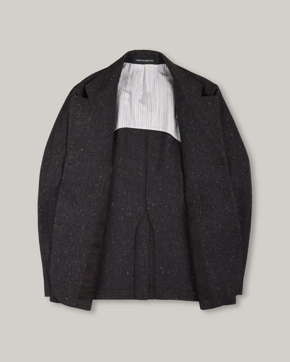 1ST PAT-RN HORLOGER JACKET - GRAIN DONEGAL - ANTHRACITE/ BLUE