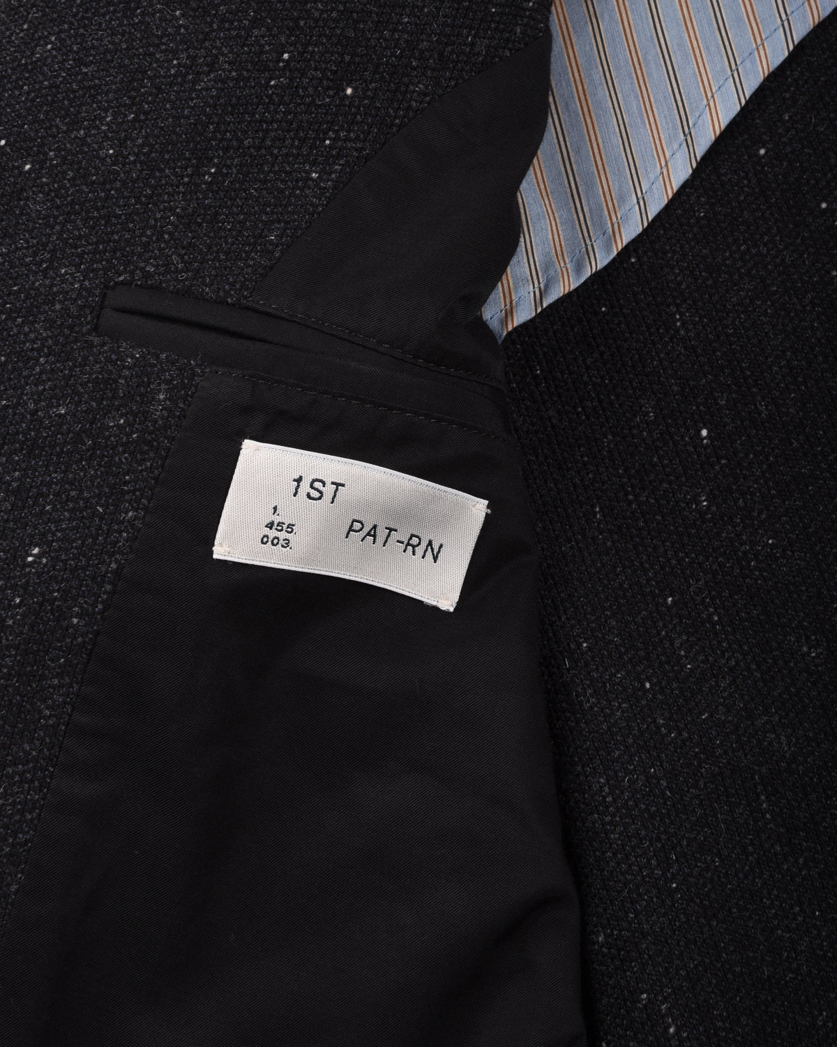 1ST PAT-RN HORLOGER JACKET - GRAIN DONEGAL - ANTHRACITE/ BLUE