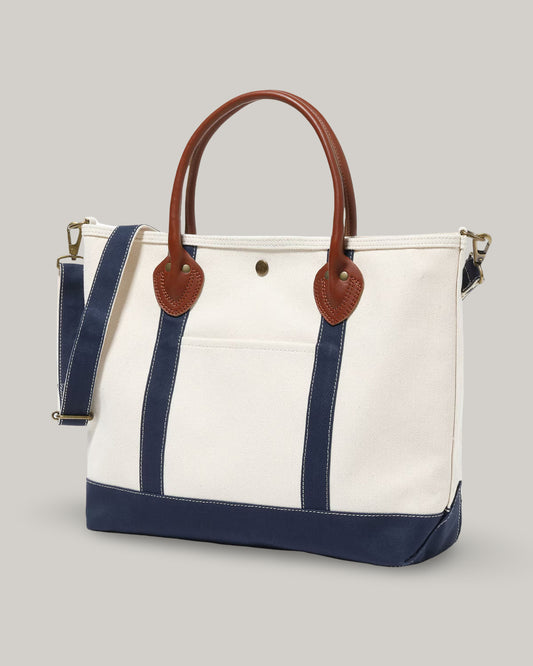 SUN SURF CANVAS TOTE BAG - NATURAL