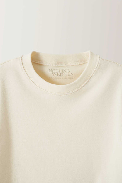 NOTHING WRITTEN 90's T-SHIRT - IVORY