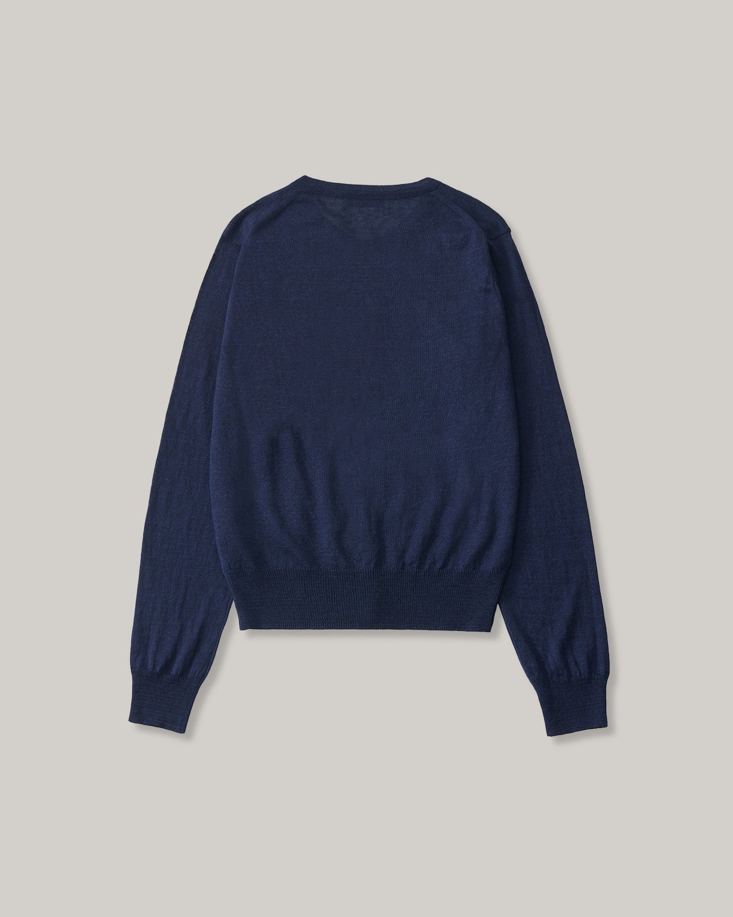 NOTHING WRITTEN ROLA LINEN CARDIGAN - NAVY