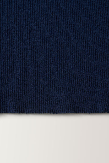 NOTHING WRITTEN HAZE V-NECK SLEEVELESS - NAVY