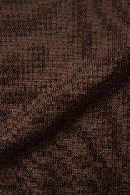 NOTHNG WRITTEN ROLA LINEN SLEEVELESS - BROWN