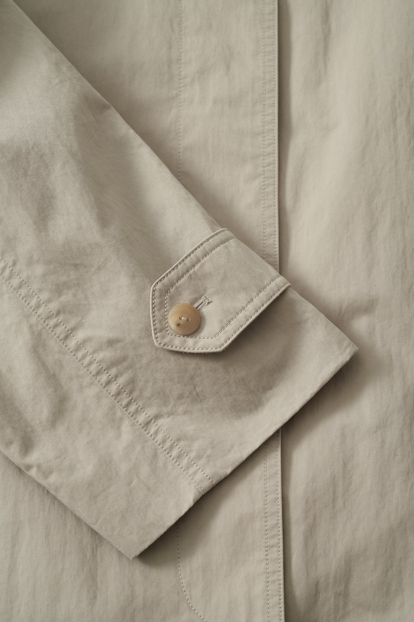 NORTHING WRITTEN CLASSIC OVERSIZED BALMACAAN COAT - BEIGE