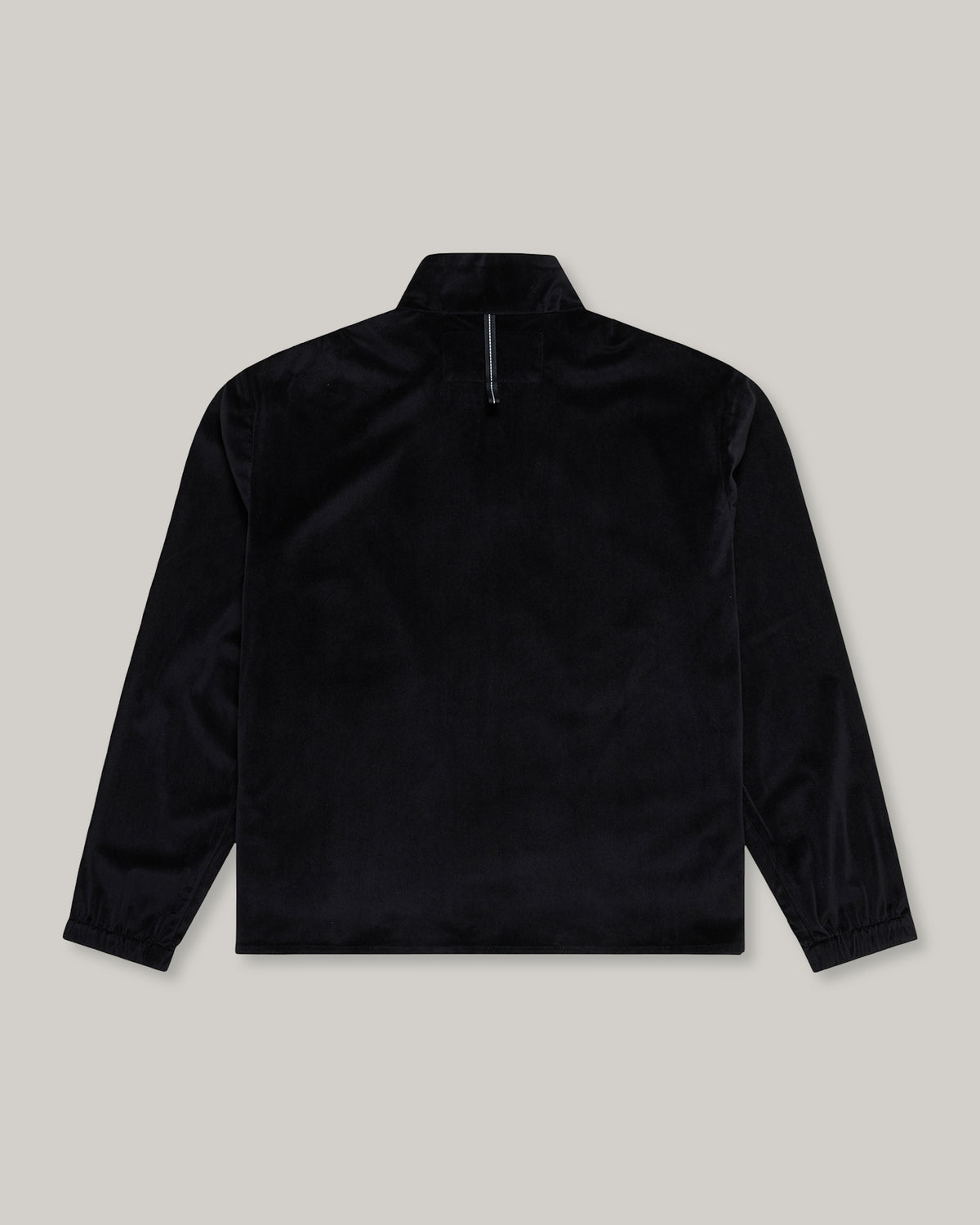 WORKS AND DAYS - CORDUROY TRAINING ZIP JACKET - BLACK
