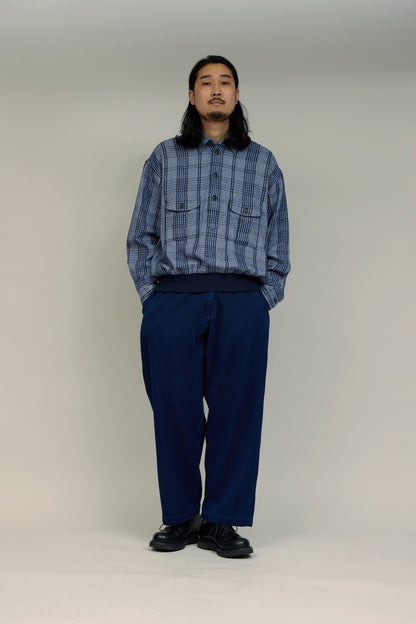 NIGEL CABOURN X OMTC WIDE LEG PANT - DENIM