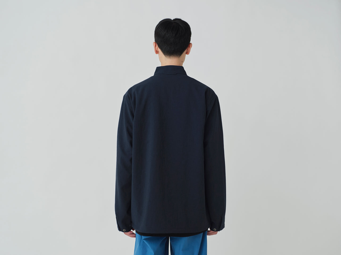 SNOW PEAK PE LIGHT POPLIN JACKET - NAVY