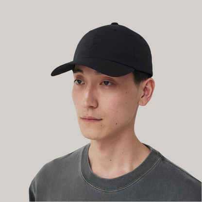 SNOW PEAK NYLON TUSSAH CAP - BLACK