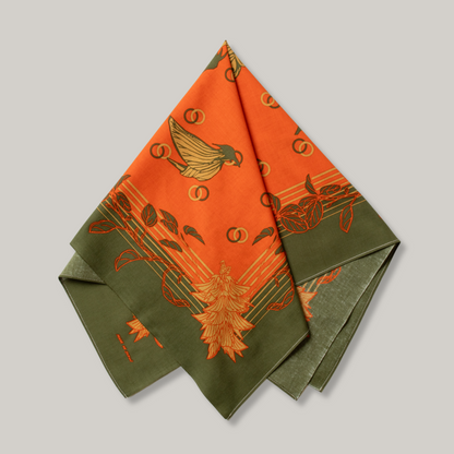 ONE EAR BRAND x PPHH "PARROT PEA"  BANDANA - LEGUME