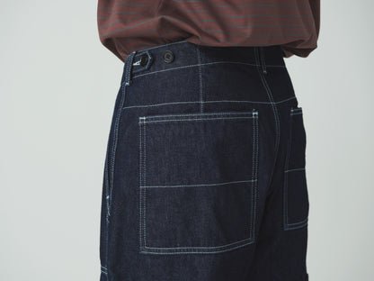 SNOW PEAK TAKIBI DENIM PANTS - INDIGO