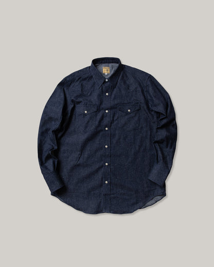 FITS LIKE A HUG WESTERN SHIRT - NEP DENIM