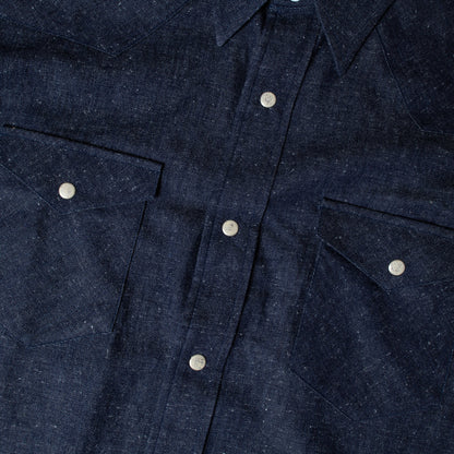 FITS LIKE A HUG WESTERN SHIRT - NEP DENIM