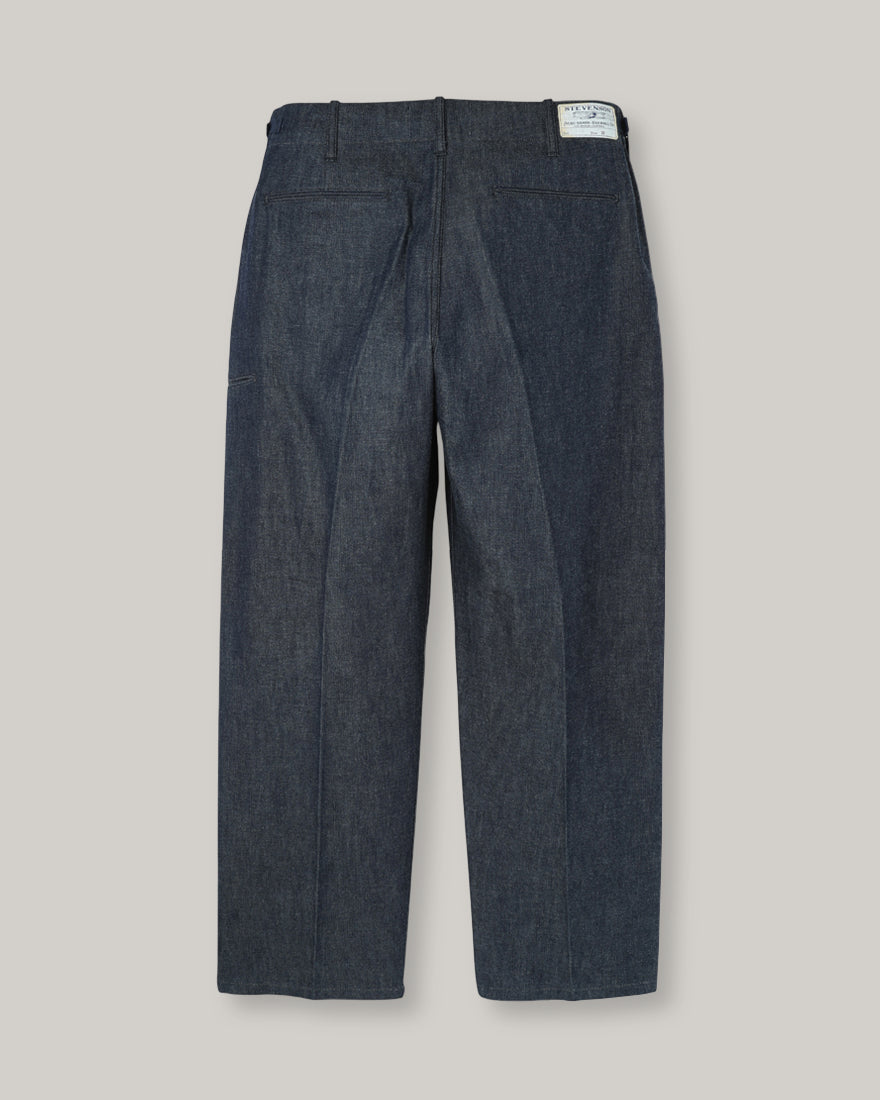 STEVENSON OVERALL CO. SIDE-OUT TROUSER - INDIGO