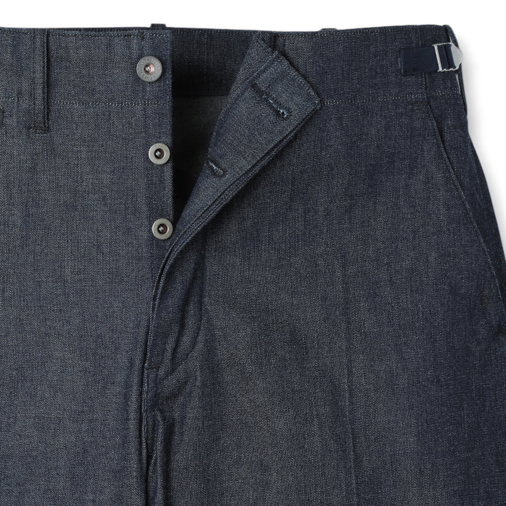 STEVENSON OVERALL CO. SIDE-OUT TROUSER - INDIGO
