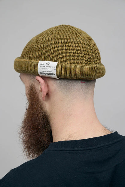 NIGEL CABOURN BEANIE COTTON - GREEN
