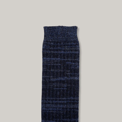 NIGEL CABOURN TWO TONE SOCKS - NAVY