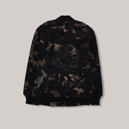 11.11 UNISEX PATCHWORK JACKET - CHARCOAL/MULTI