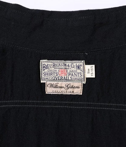 BUZZ RICKSON x WILLIAM GIBSON COLLECTION WORK SHIRT - BLACK CHAMBRAY
