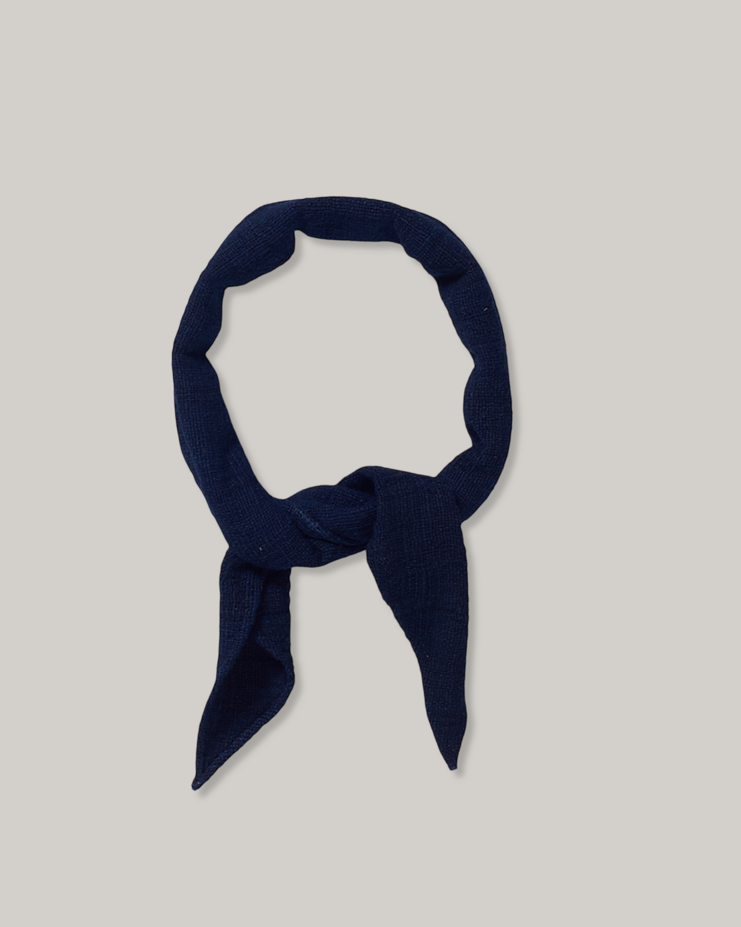 11.11  PLAIN COTTON BANDANA SCARF -  INDIGO