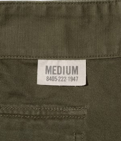 BUZZ RICKSON TYPE 1 SHORTS - OLIVE GREEN SATEEN