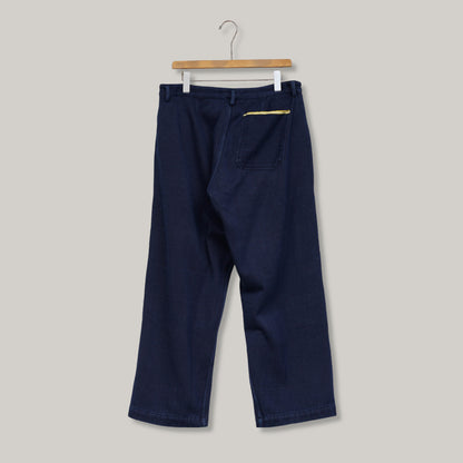 NIGEL CABOURN X OMTC WIDE LEG PANT - DENIM