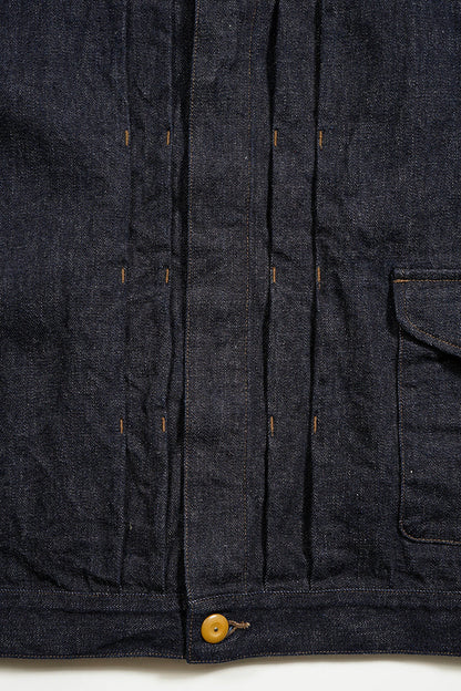 NIGEL CABOURN MAINLINE 40's DENIM JACKET - 12.5oz - INDIGO