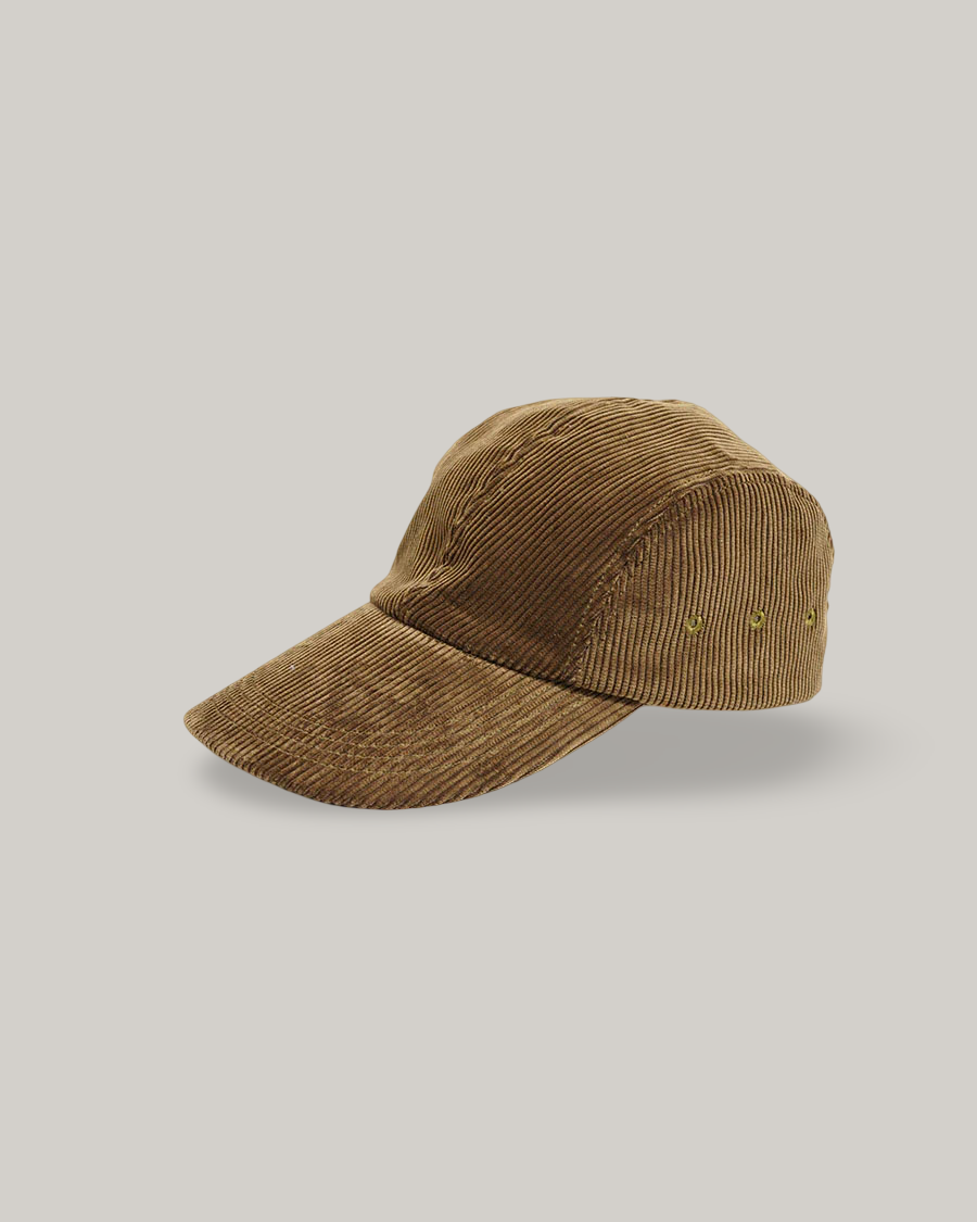 NIGEL CABOURN MAINLINE LOW CAP - 8W CORDUROY - DARK BROWN