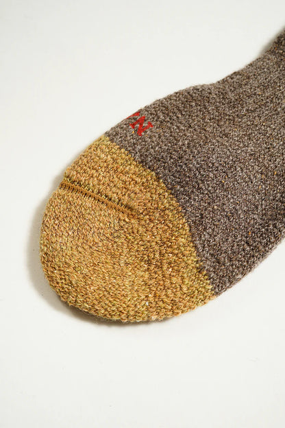 NIGEL CABOURN BORDER SOCKS - BROWN