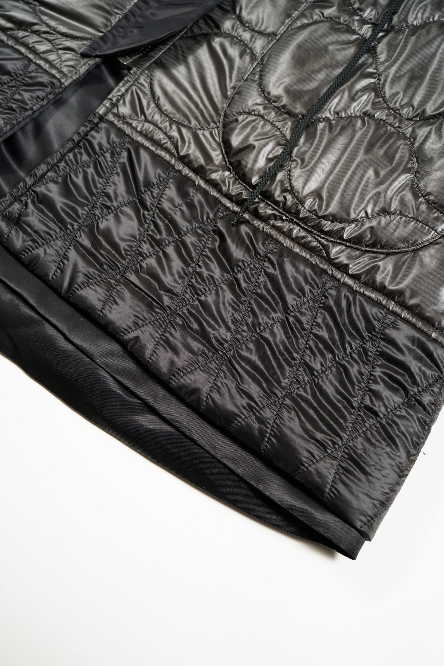 NIGEL CABOURN MAINLINE WOMENS MODIFIED REVERSIBLE COAT - BLACK