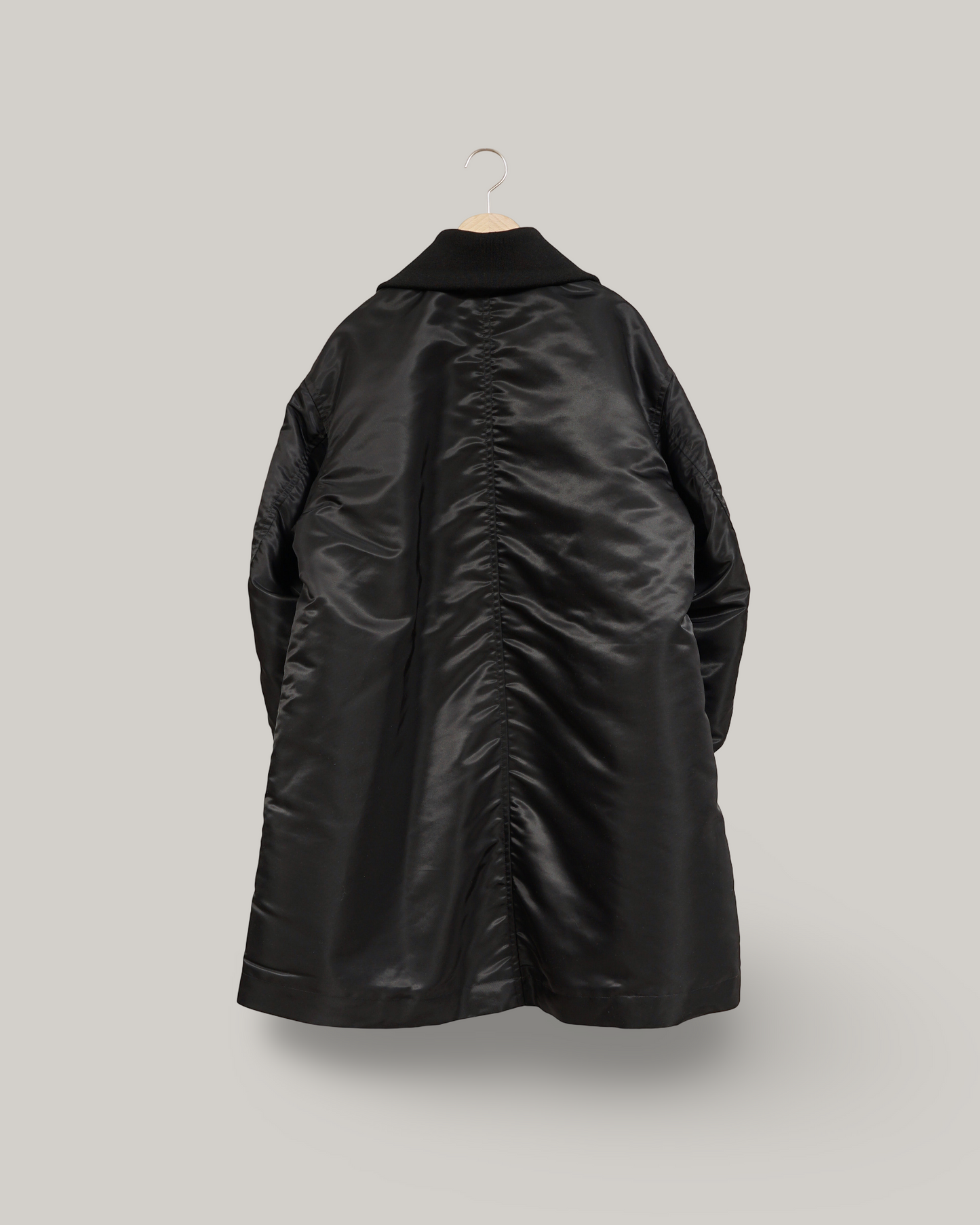 NIGEL CABOURN MAINLINE WOMENS MODIFIED REVERSIBLE COAT - BLACK