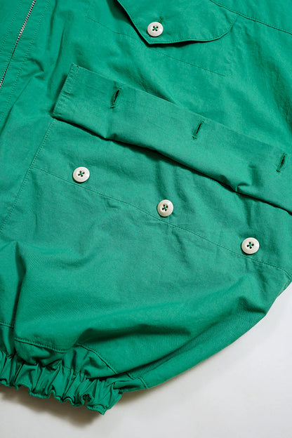 NIGEL CABOURN MAINLINE CRICKET CLUB US4 FLIGHT JACKET - GREEN
