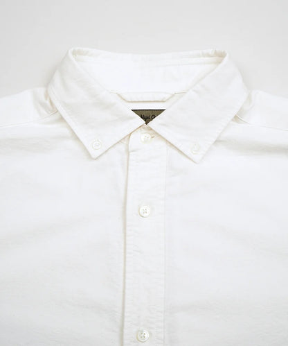 NIGEL CABOURN MAINLINE BRITISH OFFICER SHIRT TYPE2 OX - WHITE