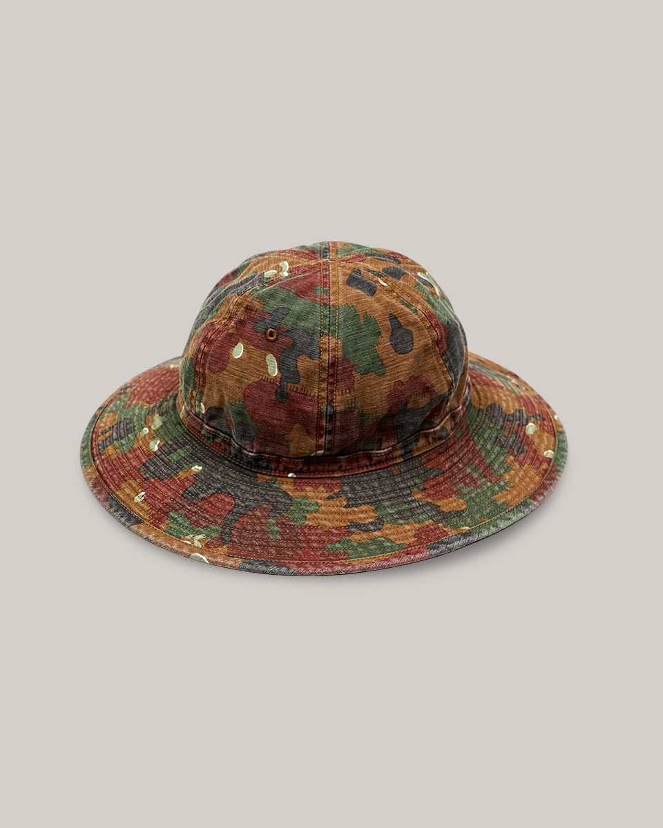 NIGEL CABOURN MAINLINE 40's HAT - FADE CAMO - ENJI