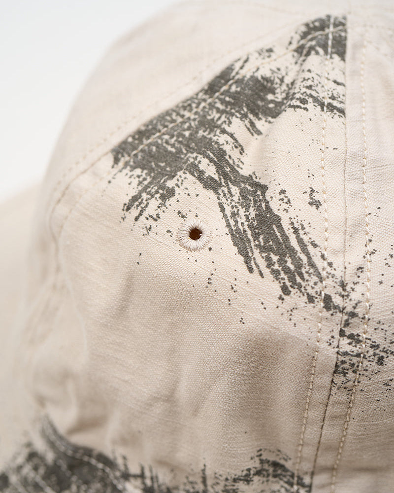 NIGEL CABOURN MAINLINE 40's HAT - FADE CAMO - IVORY