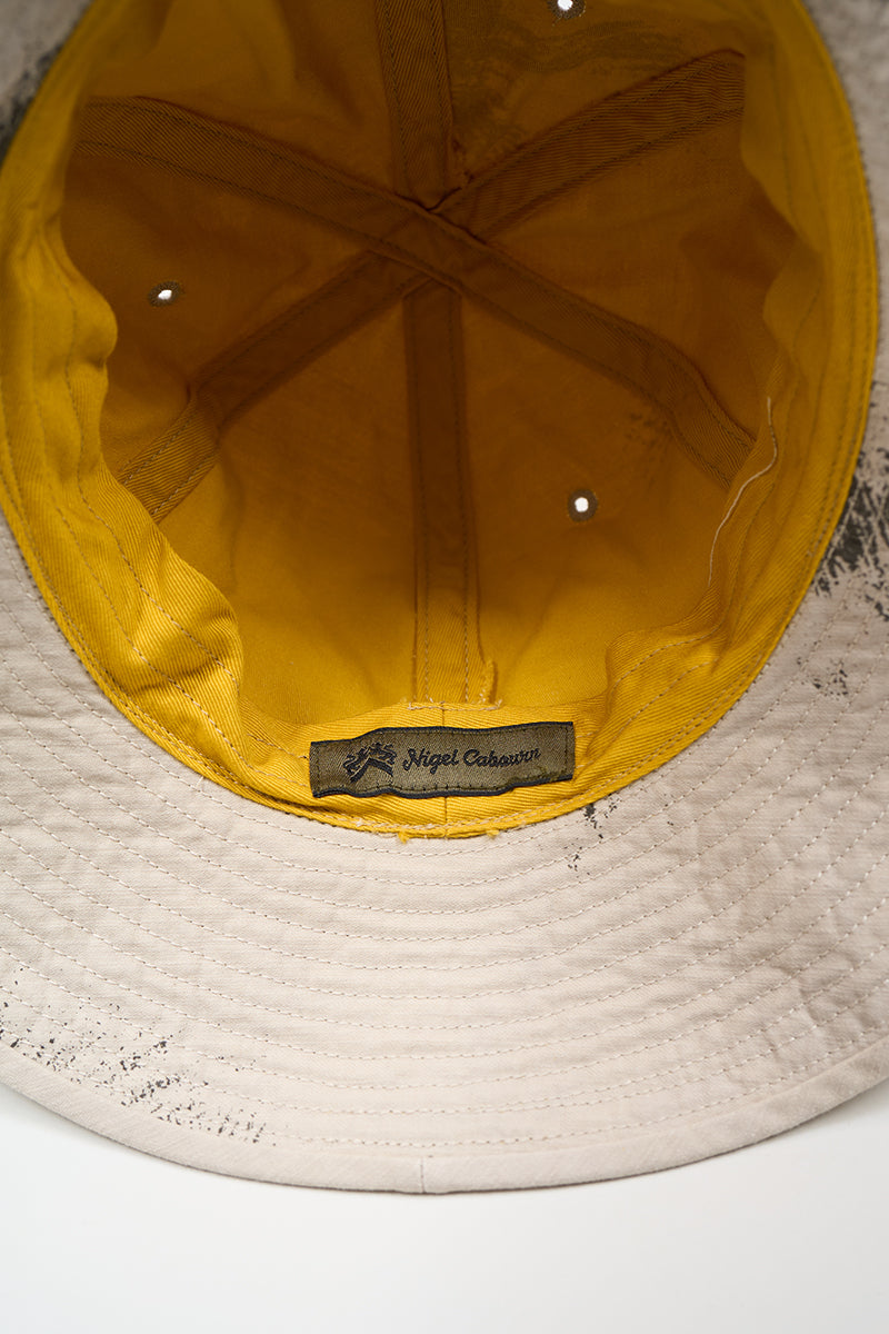 NIGEL CABOURN MAINLINE 40's HAT - FADE CAMO - IVORY
