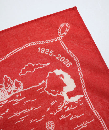 LEE x NIGEL CABOURN OX'ED SILVER -  101 BANDANA - RED