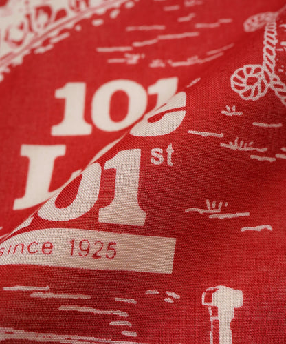 LEE x NIGEL CABOURN OX'ED SILVER -  101 BANDANA - RED