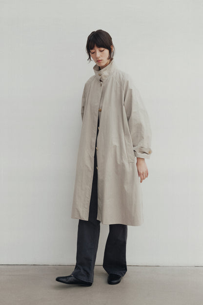 NORTHING WRITTEN CLASSIC OVERSIZED BALMACAAN COAT - BEIGE