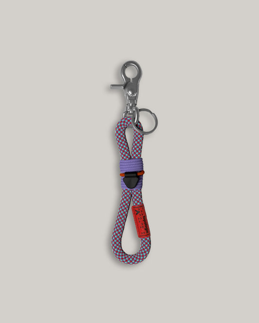 TOPOLOGIE 8.0MM LOOP KEY HOLDER PURPLE ASTER LATTICE