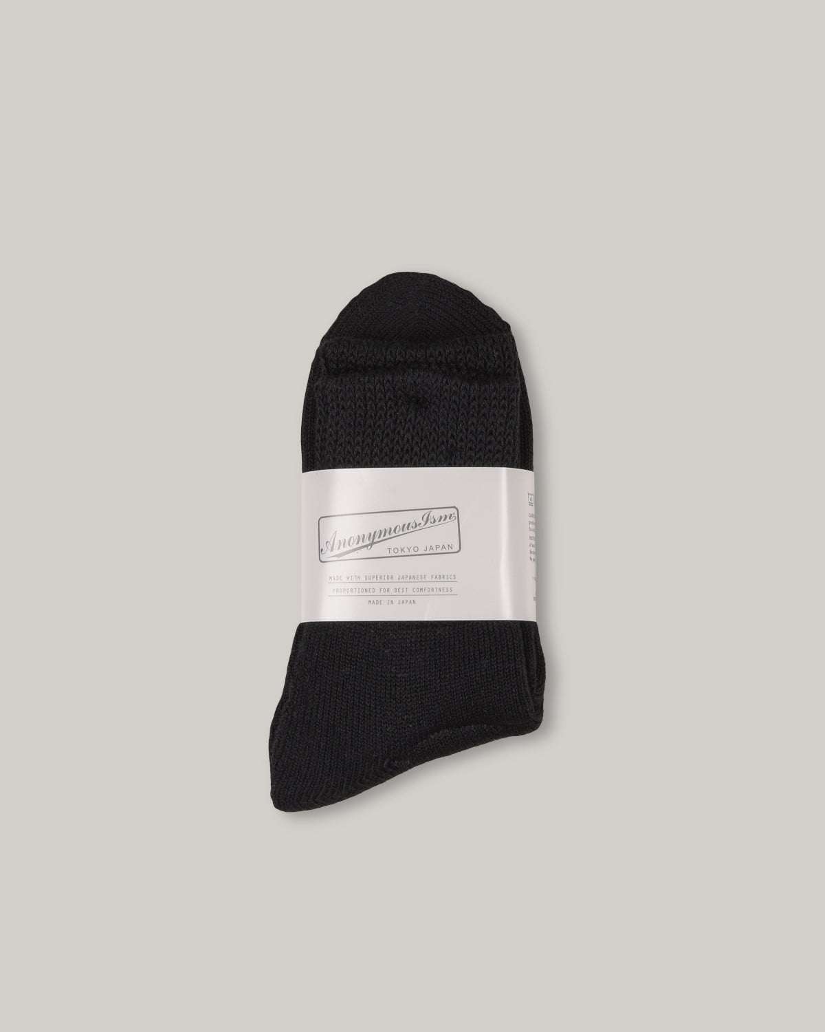 ANONYMOUS ISM OC QUARTER SOCK - BLACK