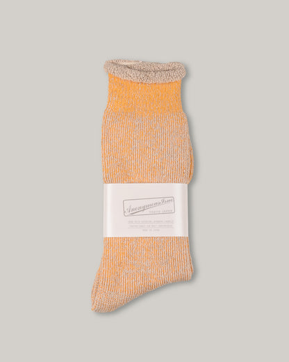 ANONYMOUS ISM GO HEMP THICK PILE CREW - MUSTARD
