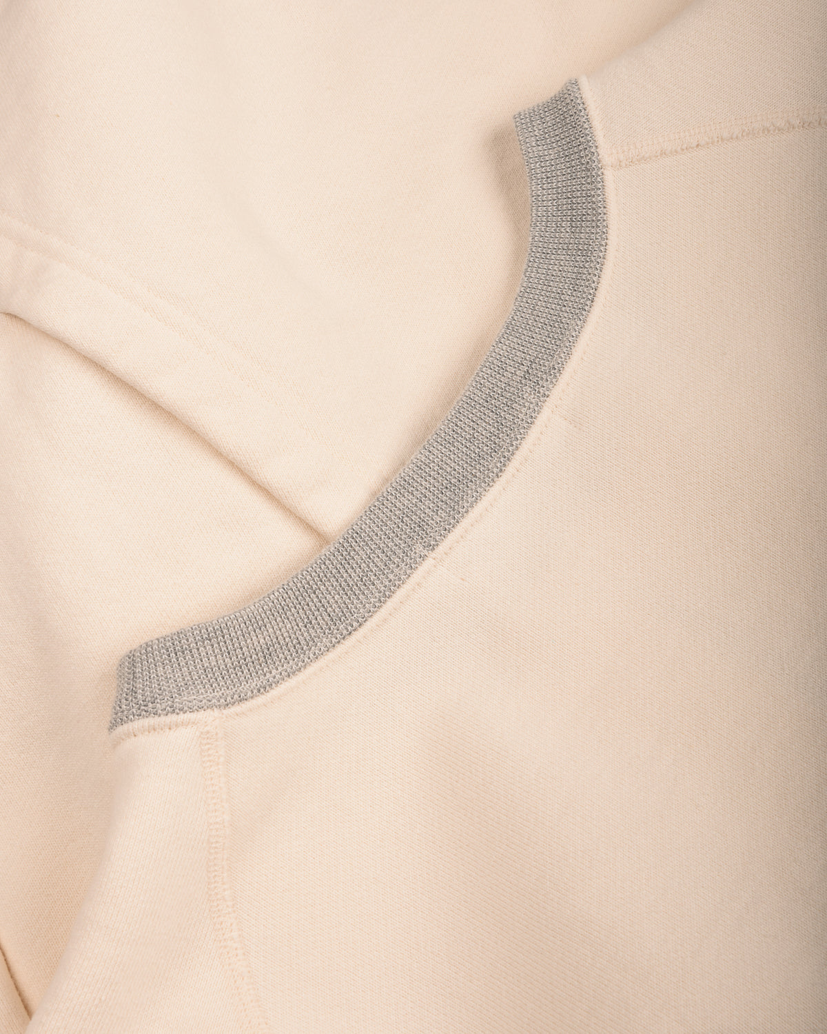 SUN SURF 'RAINBOWS' CREW NECK POCKET SWEATSHIRT - OFF WHITE