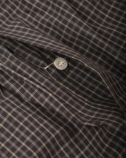 ANONYMOUS ISM MICRO PLAID BOXER - CHARCOAL