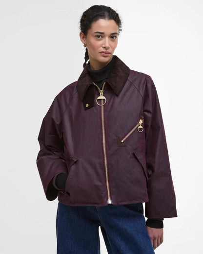 BARBOUR ARLENE WAX - MERLOT